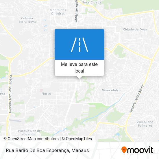 Rua Barão De Boa Esperança mapa