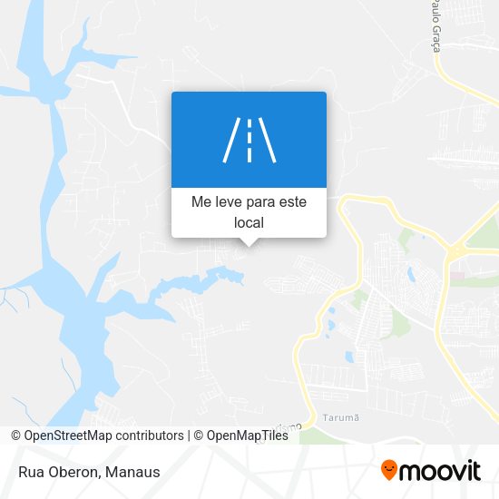 Rua Oberon mapa
