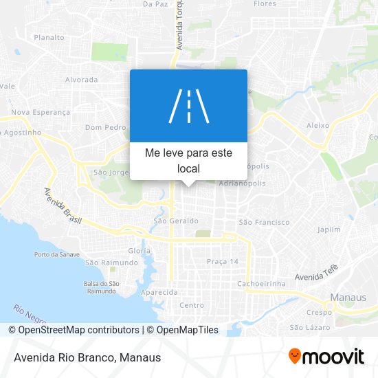 Avenida Rio Branco mapa