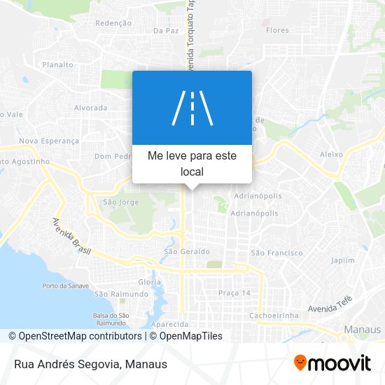 Rua Andrés Segovia mapa