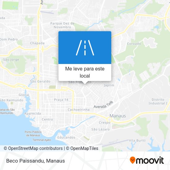 Beco Paissandu mapa
