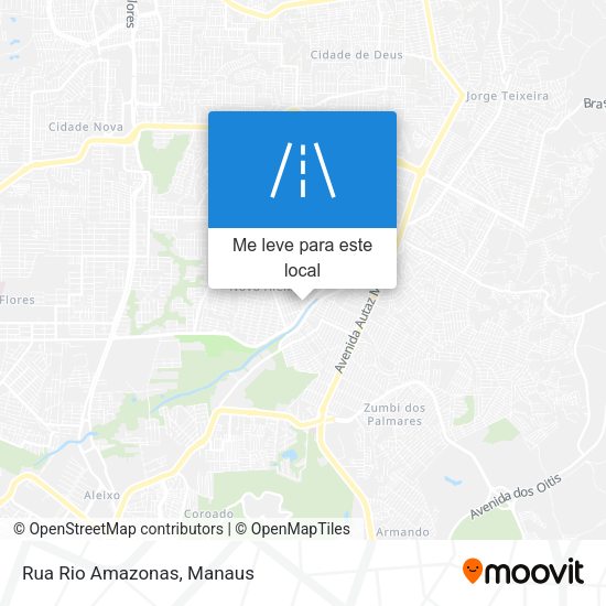 Rua Rio Amazonas mapa