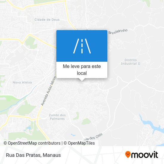 Rua Das Pratas mapa