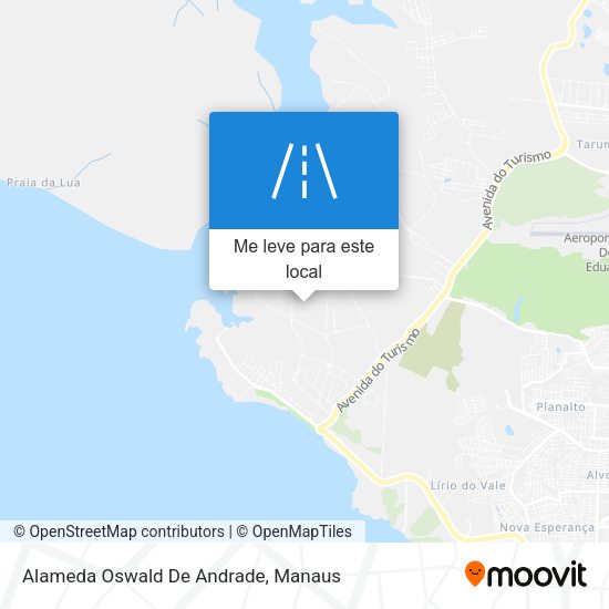 Alameda Oswald De Andrade mapa