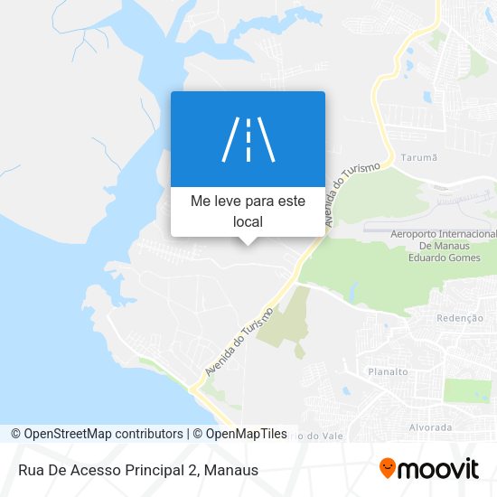 Rua De Acesso Principal 2 mapa