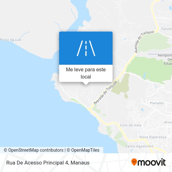 Rua De Acesso Principal 4 mapa