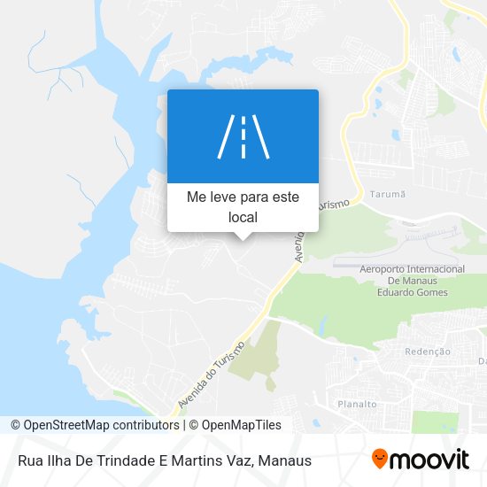 Rua Ilha De Trindade E Martins Vaz mapa