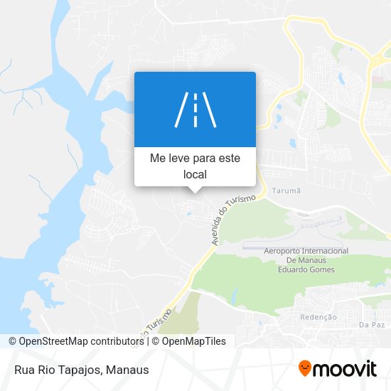 Rua Rio Tapajos mapa