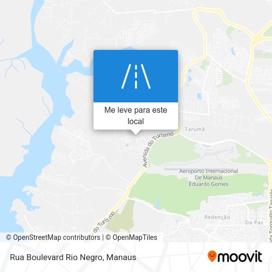Rua Boulevard Rio Negro mapa