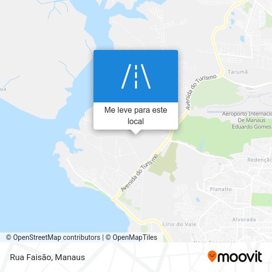 Rua Faisão mapa