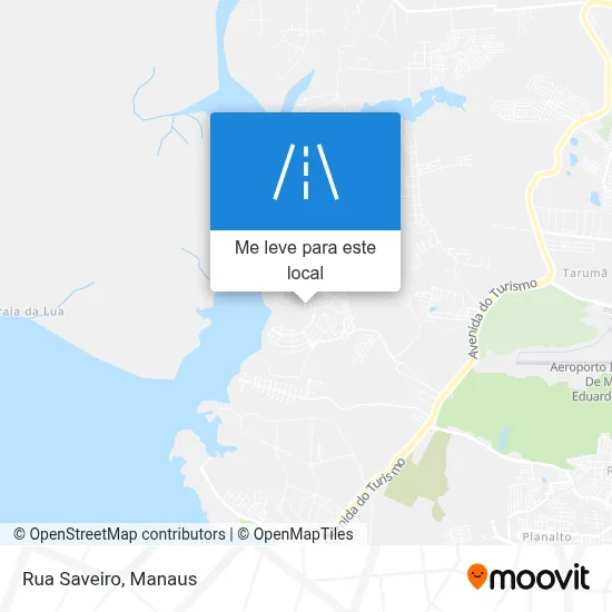 Rua Saveiro mapa
