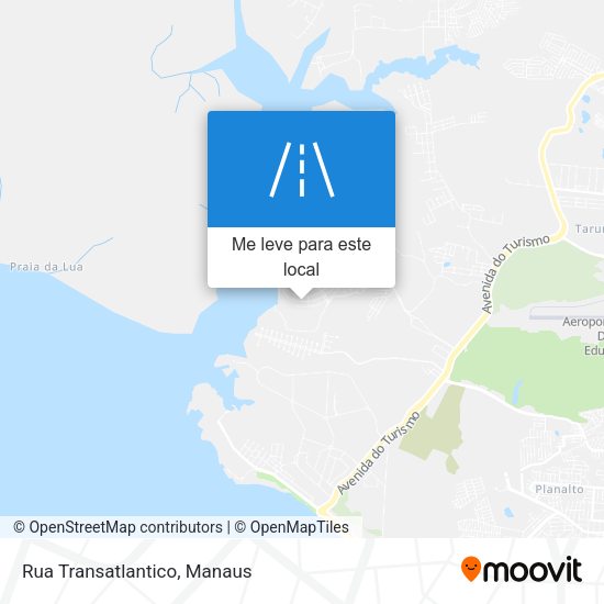 Rua Transatlantico mapa
