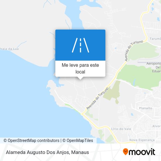 Alameda Augusto Dos Anjos mapa