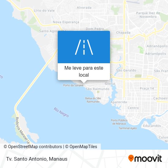 Tv. Santo Antonio mapa