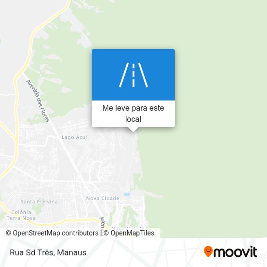 Rua Sd Três mapa