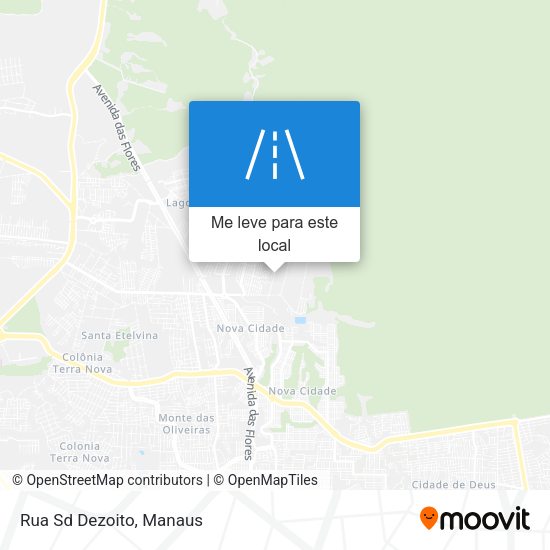 Rua Sd Dezoito mapa