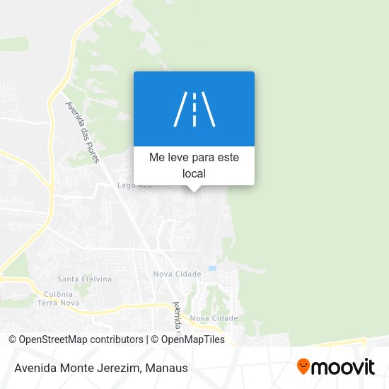 Avenida Monte Jerezim mapa