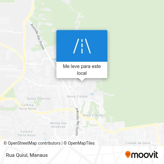 Rua Quiui mapa