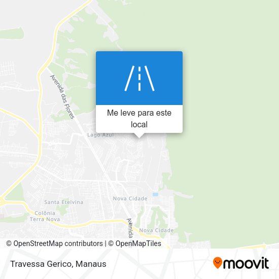 Travessa Gerico mapa