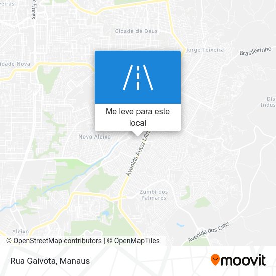 Rua Gaivota mapa