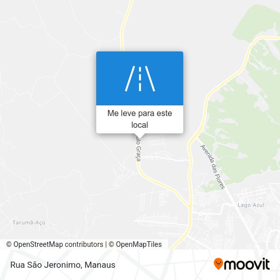 Rua São Jeronimo mapa
