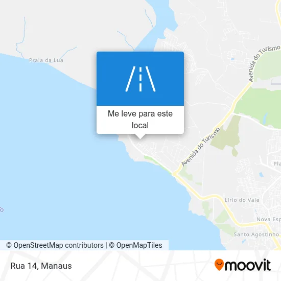 Rua 14 mapa