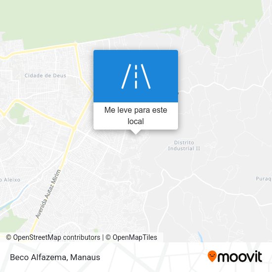 Beco Alfazema mapa