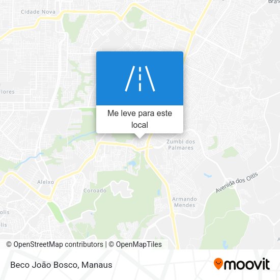 Beco João Bosco mapa