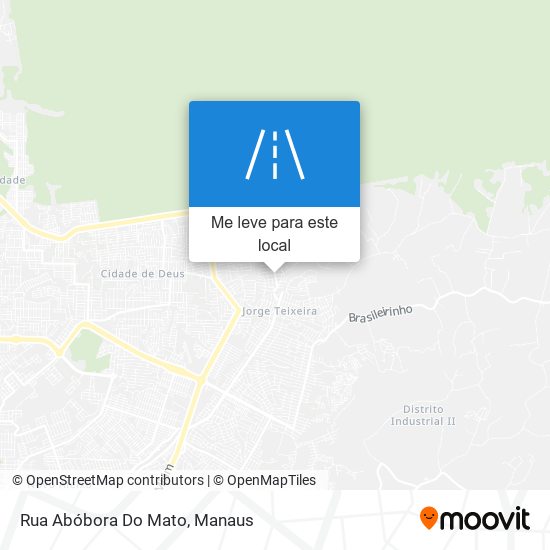 Rua Abóbora Do Mato mapa