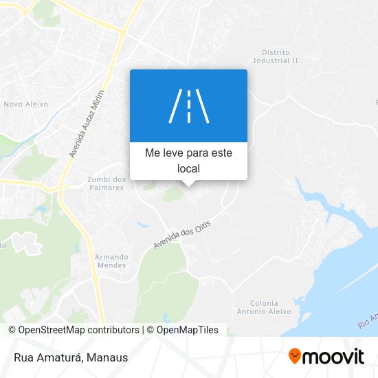 Rua Amaturá mapa