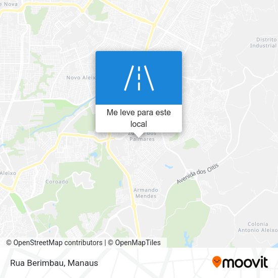 Rua Berimbau mapa