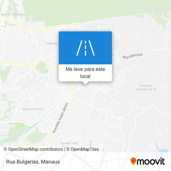 Rua Bulgarias mapa