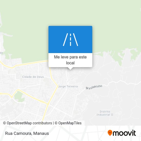 Rua Camoura mapa