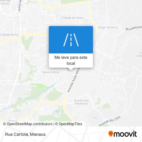 Rua Cartola mapa