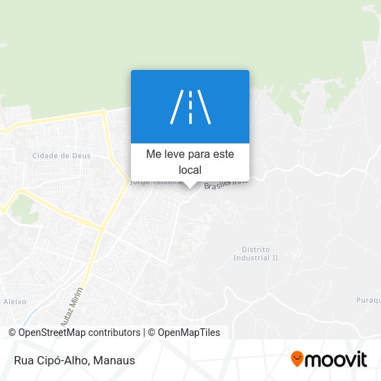 Rua Cipó-Alho mapa