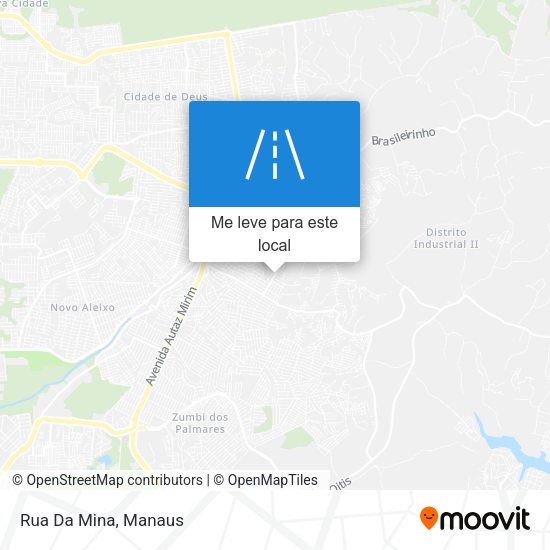 Rua Da Mina mapa