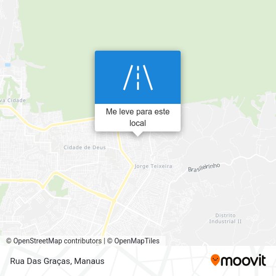 Rua Das Graças mapa