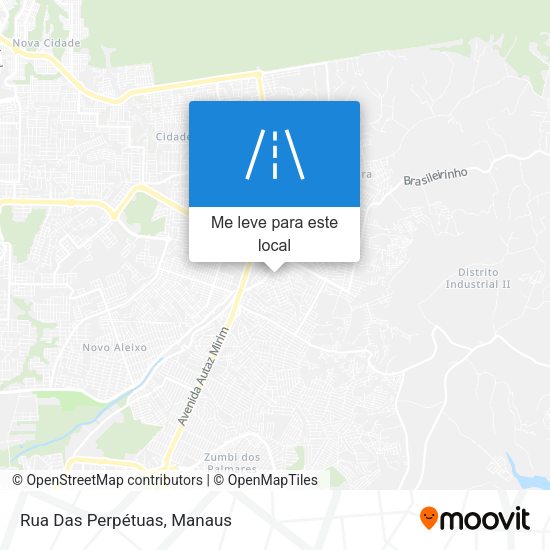 Rua Das Perpétuas mapa