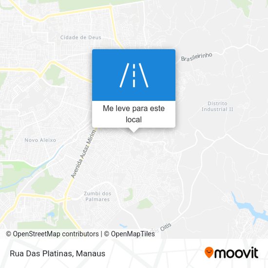 Rua Das Platinas mapa