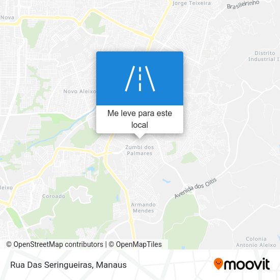 Rua Das Seringueiras mapa
