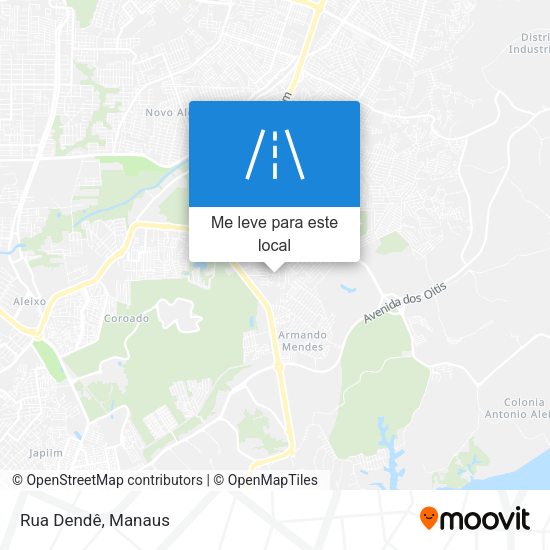 Rua Dendê mapa