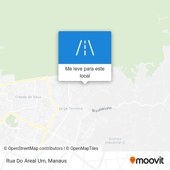 Rua Do Areal Um mapa