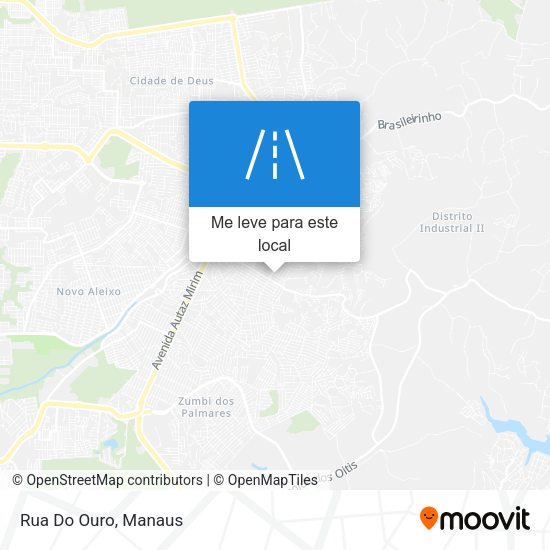 Rua Do Ouro mapa