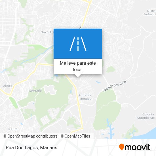 Rua Dos Lagos mapa