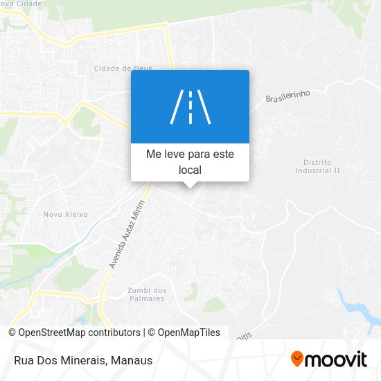 Rua Dos Minerais mapa