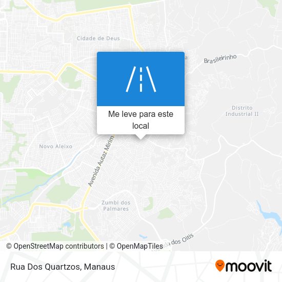 Rua Dos Quartzos mapa