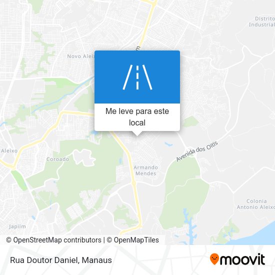 Rua Doutor Daniel mapa