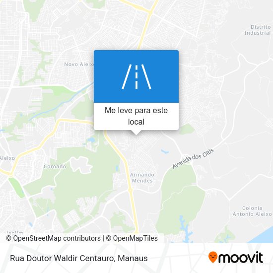 Rua Doutor Waldir Centauro mapa