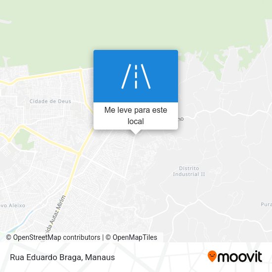 Rua Eduardo Braga mapa