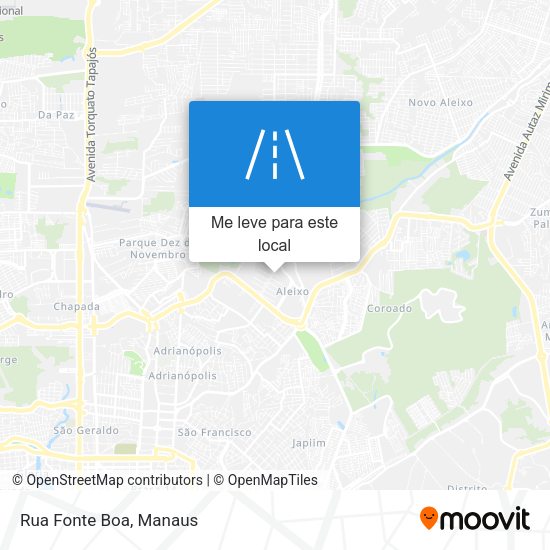 Rua Fonte Boa mapa